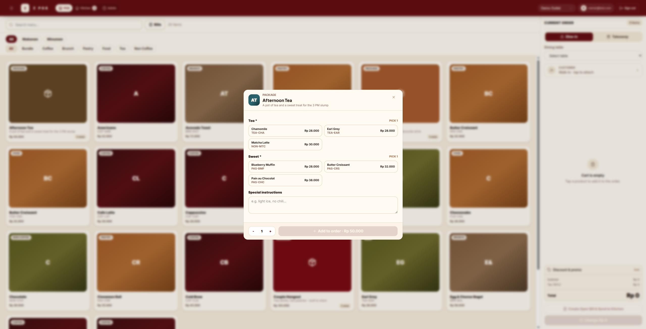 Scoff POS screenshot